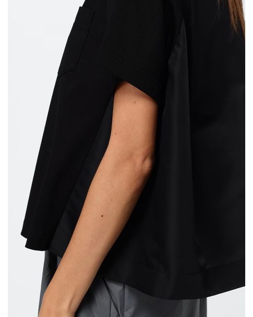 Sacai Black T-Shirt