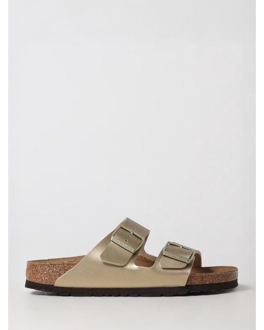 Birkenstock Metallic Arizona Birko-Flor Sandals