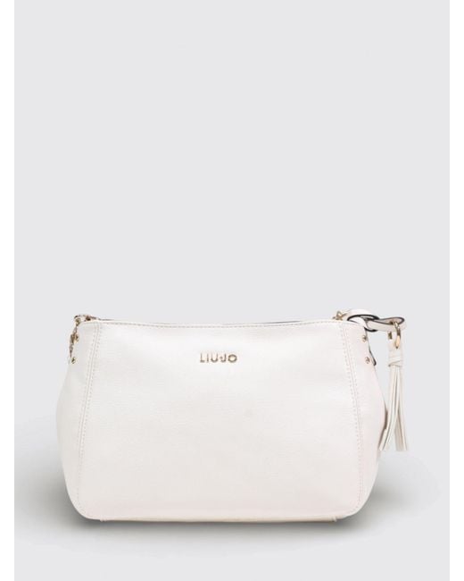 Liu Jo Natural Grained Faux Leather Cirry Bag