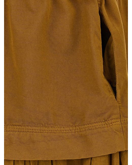 Pinko Natural Cotton Long Dress