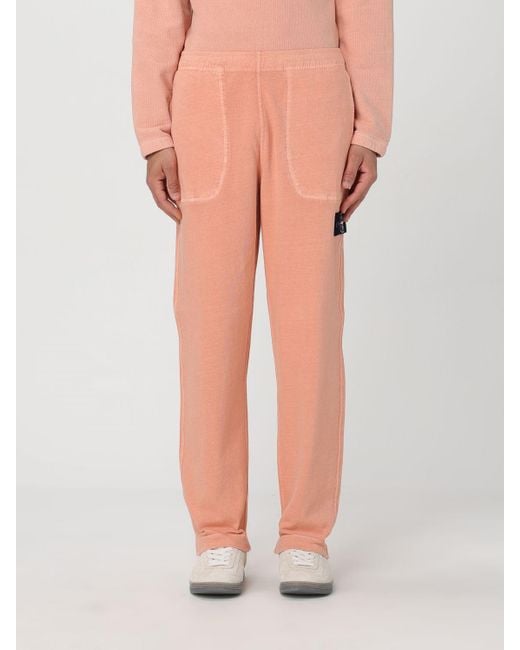 Stone Island Pink Trousers for men