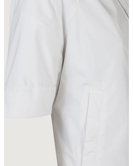 Moorer Gray Talitha-Stp Waterproof Technical Fabric Jacket