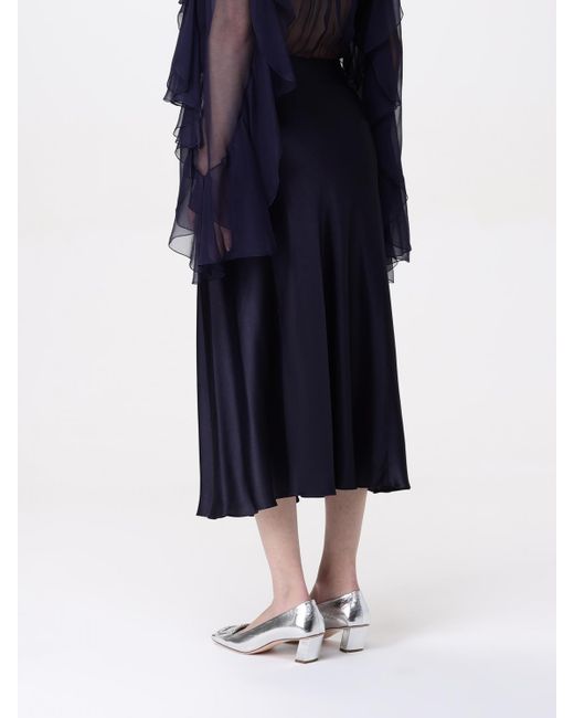 Alberta Ferretti Blue Skirt