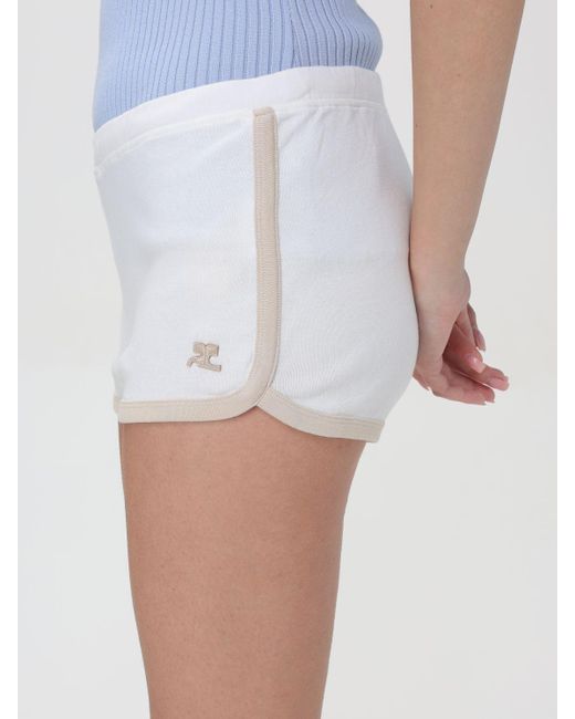 Pantalòn cortos CourrÈges Courreges de color White