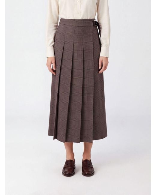 P.A.R.O.S.H. Brown Skirt P.A.R.O.S.H