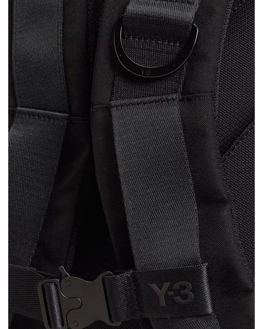 Y-3 Black Backpack for men