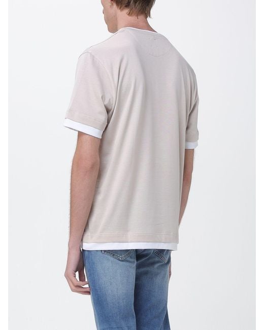 Eleventy White Cotton T-Shirt for men