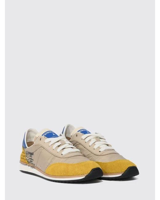 Patrizia Pepe White Suede And Nylon Sneakers
