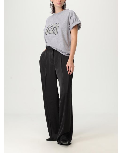 Camiseta Mujer Balenciaga de color Gray