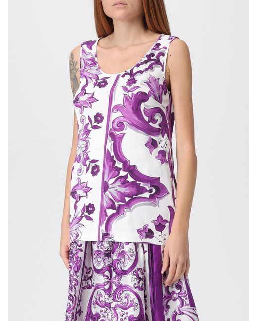 Dolce & Gabbana Purple Top