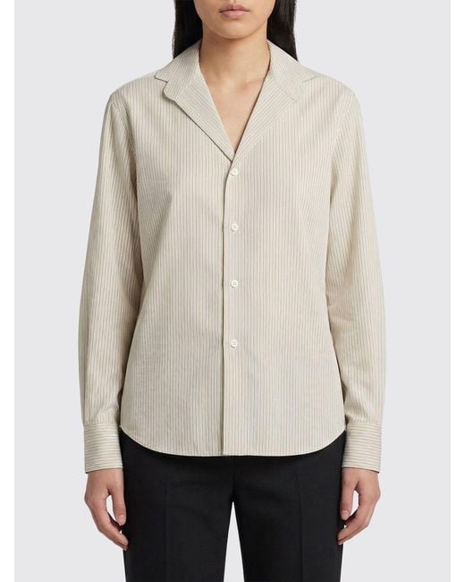 MM6 by Maison Margiela White Cotton Shirt