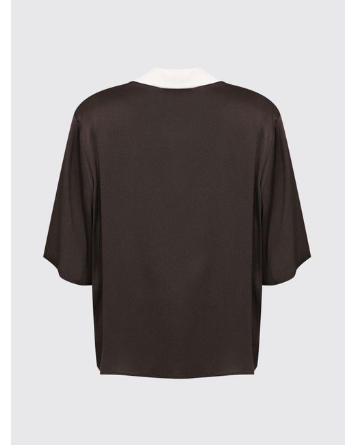 Semicouture Black Silk Blend Shirt