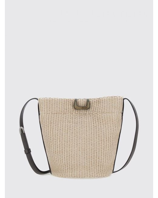 Borsa Mini di Brunello Cucinelli in Natural