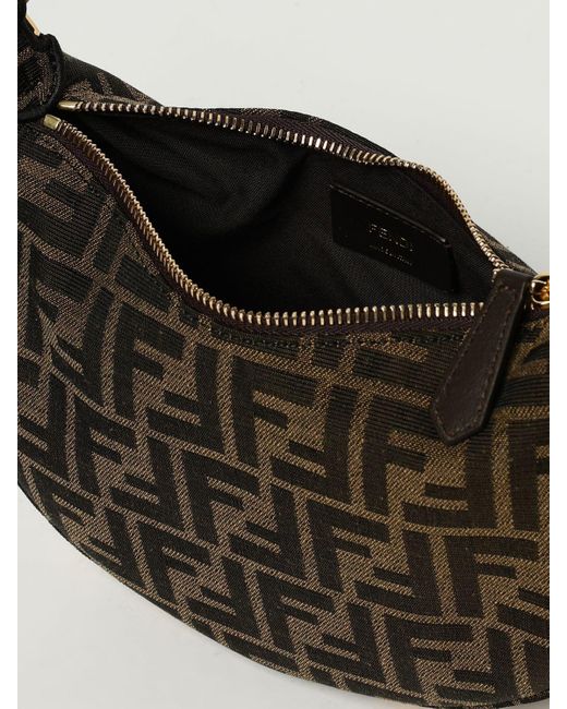 Fendi Black Schultertasche Damen