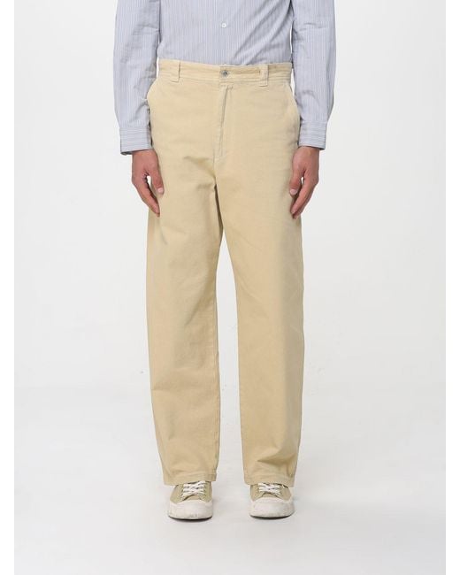A.P.C. Natural Wide-Leg Organic Cotton Trousers for men