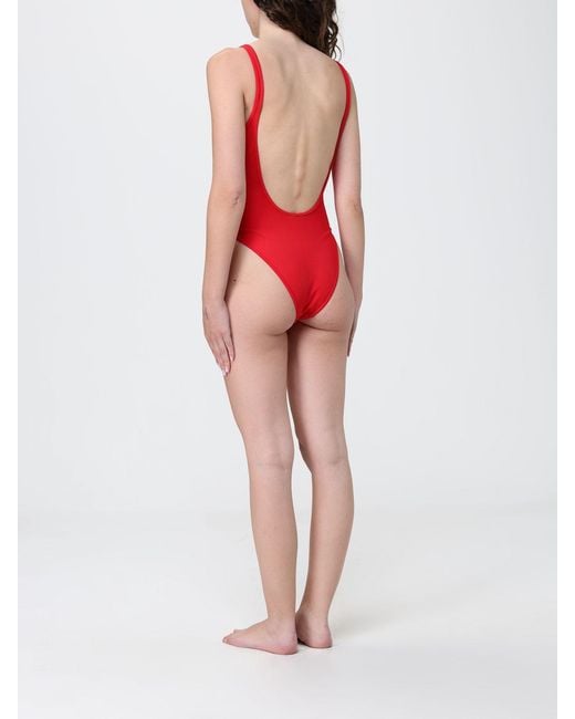 DIESEL Red Pamela-D-Core Polyamide One-Piece Swimsuit