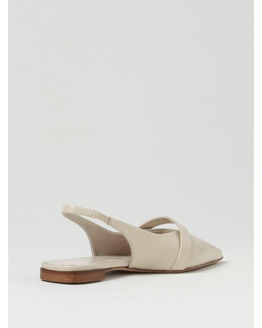 Ballerines En Cuir Max Mara en coloris Natural