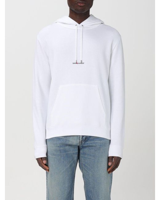 Saint Laurent White Sweatshirt for men