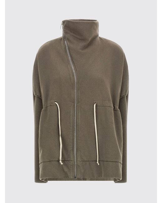 Rick Owens Brown Cotton Sweatshirt