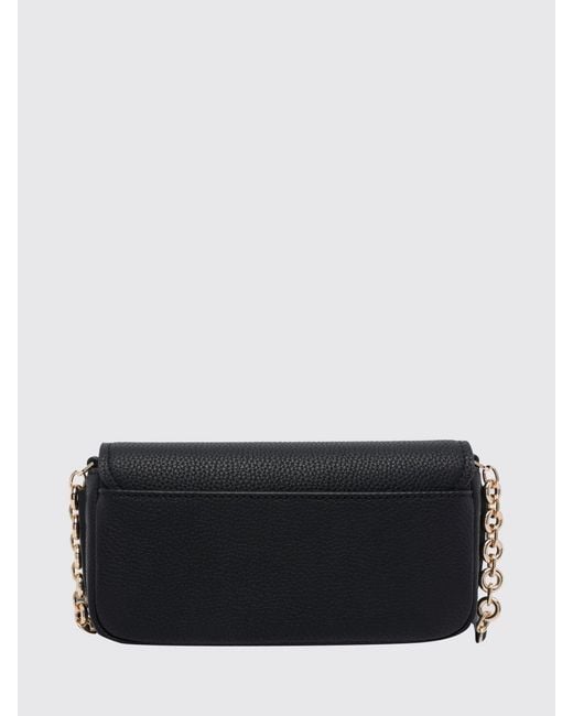 Michael Kors Black Small Nolita Hammered Leather Shoulder Bag