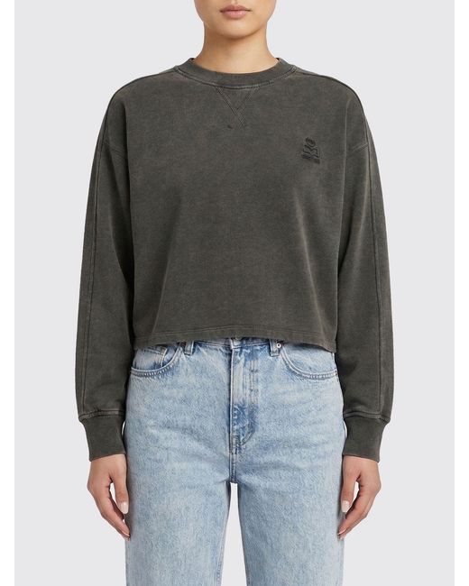 Isabel Marant Black Crew Neck Sweatshirt