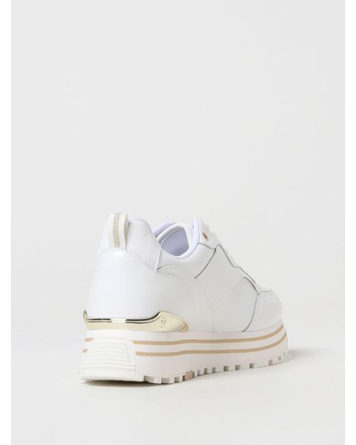 Sneakers in pelle sintetica di Liu Jo in White