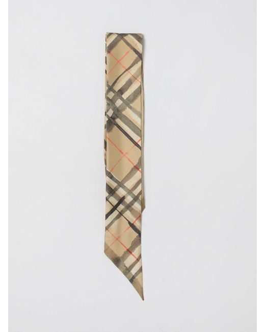 Burberry White Neck Scarf