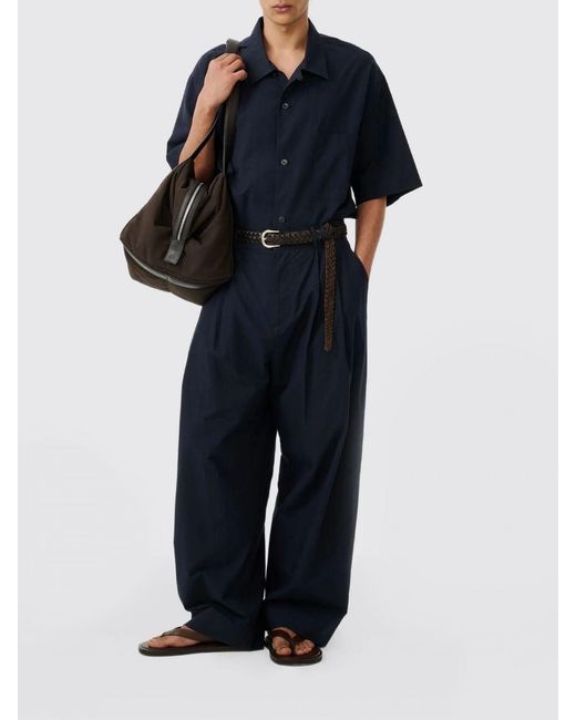 Studio Nicholson Blue Cotton Bowling Shirt for men