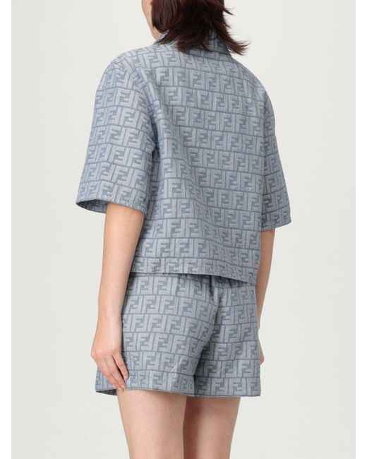 Overshirt di Fendi in Gray