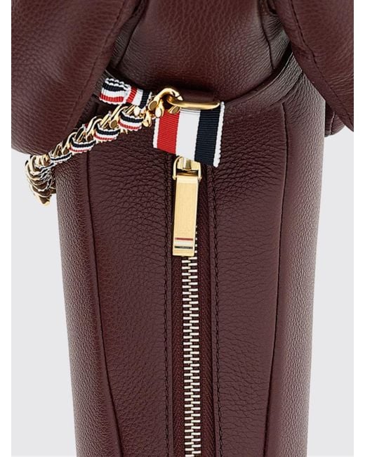 Thom Browne White Hector Dog-Shaped Full-Grain Leather Crossbody Bag