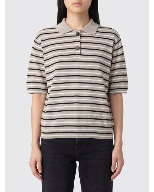 Brunello Cucinelli Natural Polo Shirt