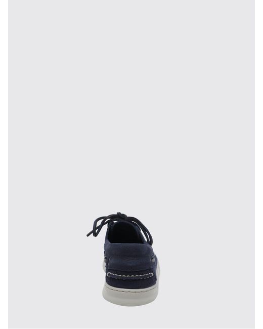 Camper Blue Runner Nubuck Boat Loafers for men