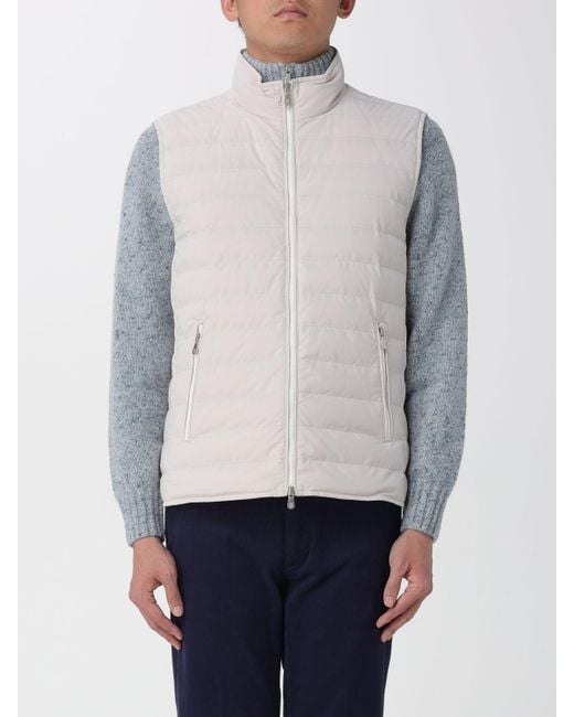 Brunello Cucinelli Gray Vest for men