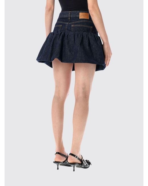 Ganni Blue Skirt
