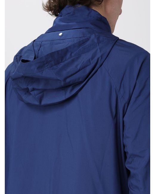 Brunello Cucinelli Blue Polyester Windbreaker for men