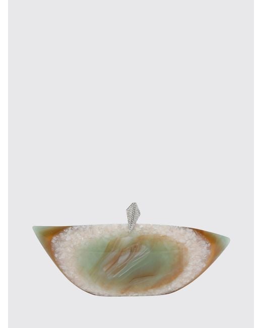 Benedetta Bruzziches Green Artemisia Clutch