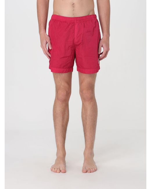 C P Company Red Swimsuit for men