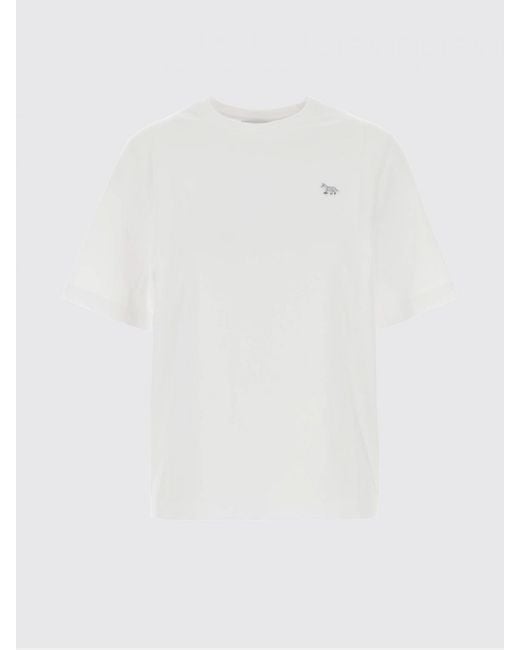 Maison Kitsuné White Maison KitsunÉ Cotton T-Shirts