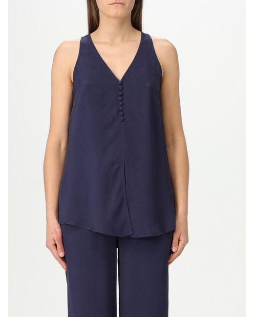 Emporio Armani Blue Top Damen