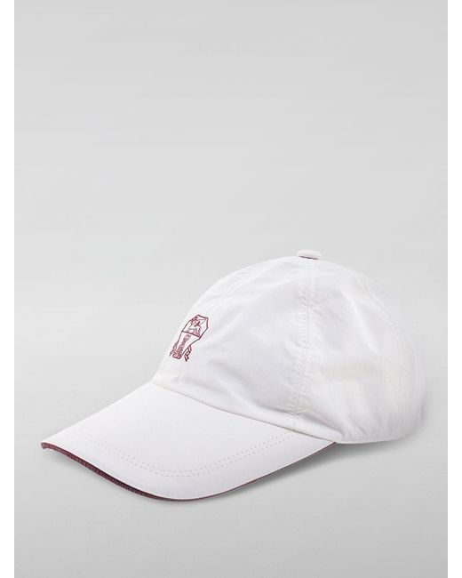Brunello Cucinelli White Hat for men