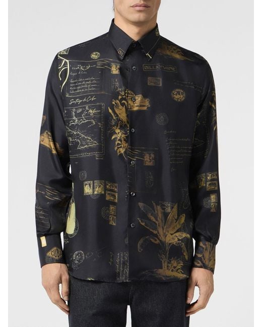 Billionaire Black Shirt for men