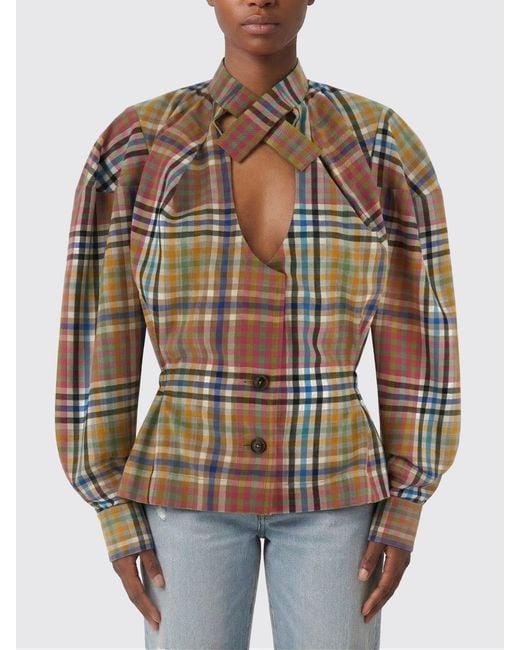 Vivienne Westwood Multicolor Tartan Wool Jacket