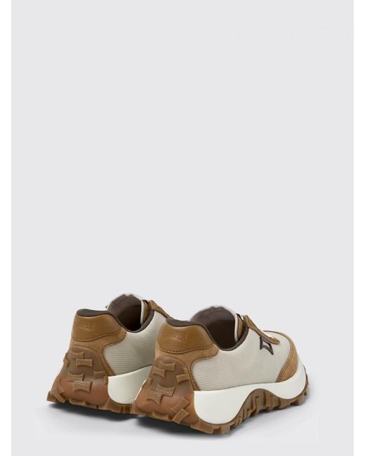 Camper White Drift Trail Suede And Recycled Pet Sneakers