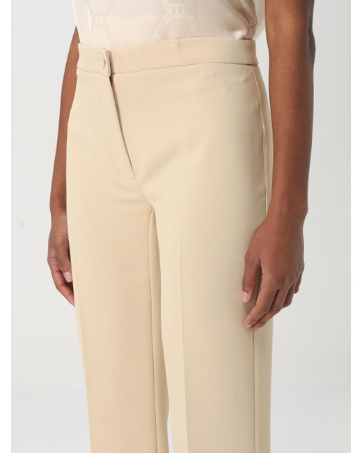 Pantalón Mujer Twinset de color Natural
