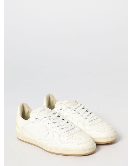 Philippe Model White Pgal Leather Sneakers for men