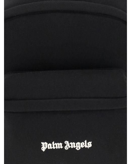 Palm Angels Black Backpack for men