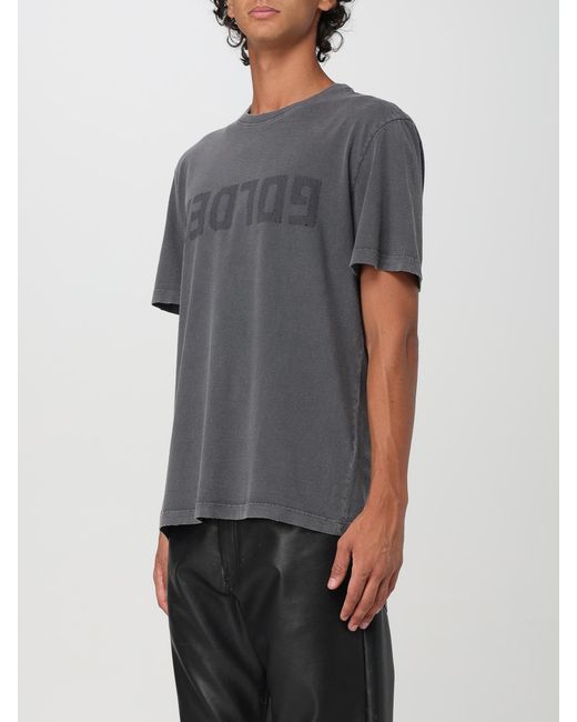 Golden Goose Deluxe Brand Gray Golden Regular T-Shirt for men