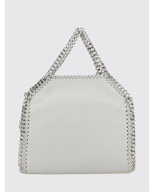 Stella McCartney Gray Falabella Faux Suede Bag