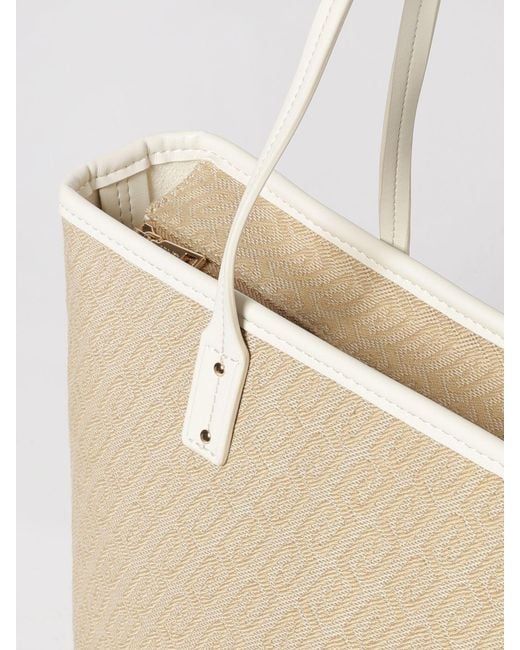 Liu Jo Natural Polyester Bag With Jacquard Monogram