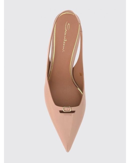 Santoni Pink High Heel Shoes